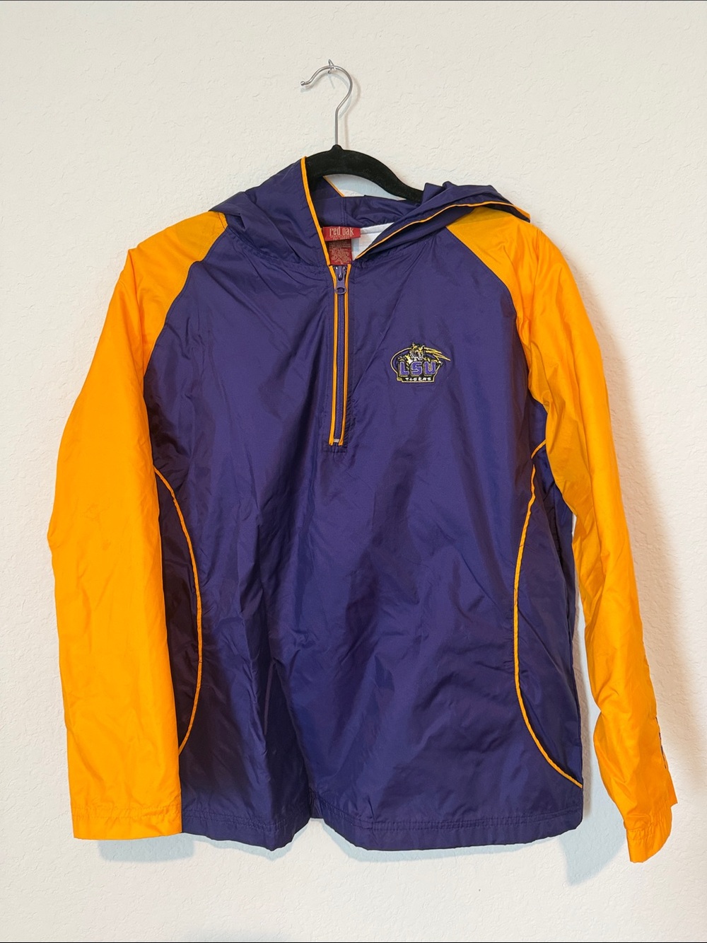 LSU Vintage Women’s Hooded Windbreaker Jacket